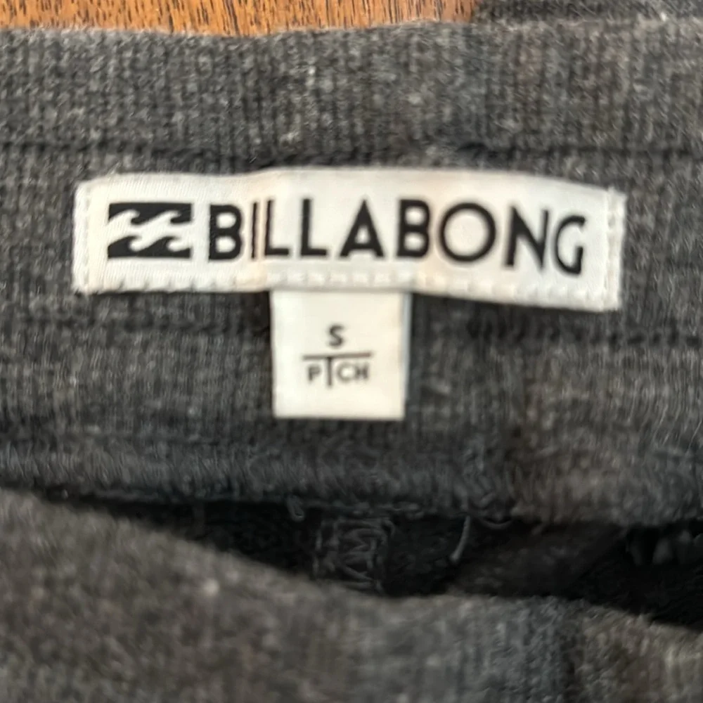 Billabong Boys Small Cotton/Poly Sweatpants in Heather Gray